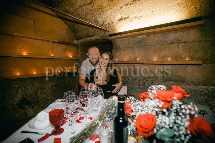 Marriage proposal Mallorca Romantic Dinner in front of the sea