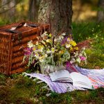 Romantic picnic in Barcelona