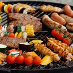Barbecue outdoors