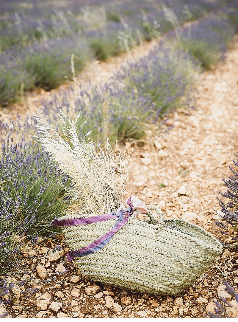 Wedding in lavender field