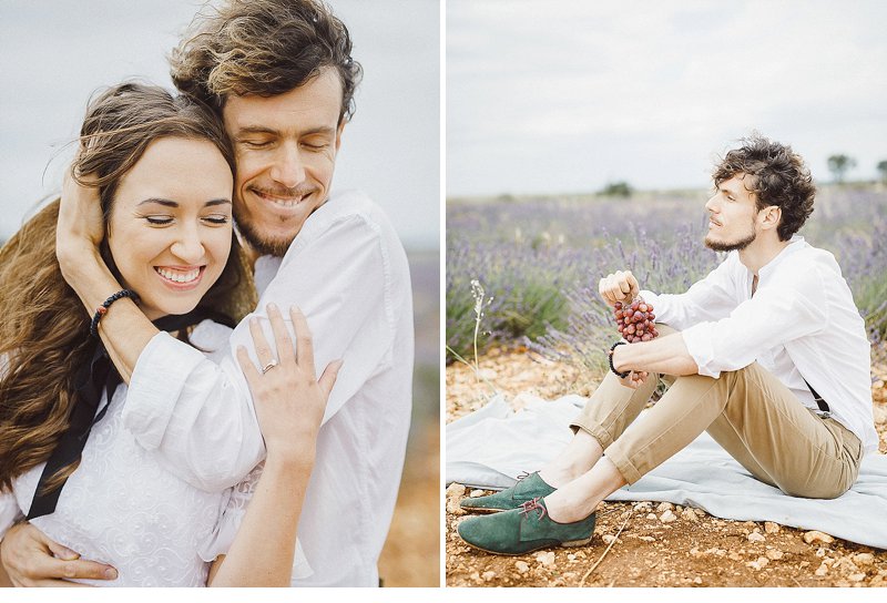 Wedding in lavender field