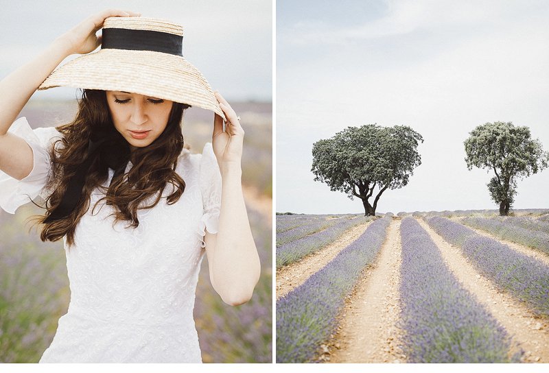 Wedding in lavender field