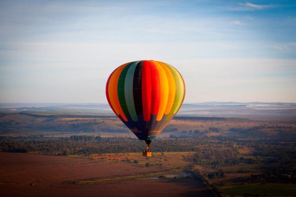 Balloon flight in Segovia