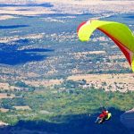 Paragliding flight in Madrid