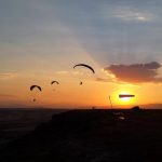 Paragliding flight in Madrid