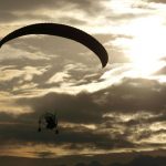 Paragliding flight in Madrid