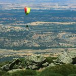 Paragliding flight in Madrid