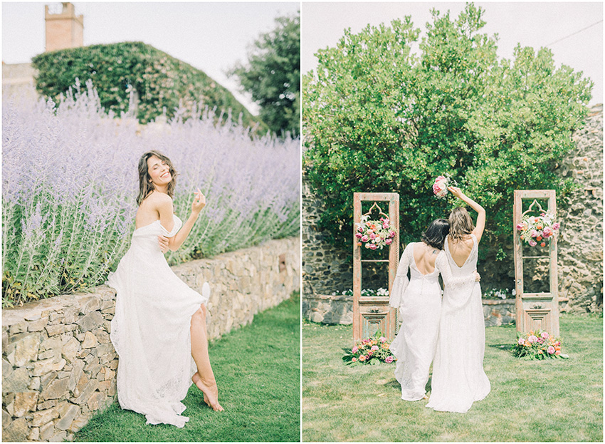 Female wedding in Mas Torroella