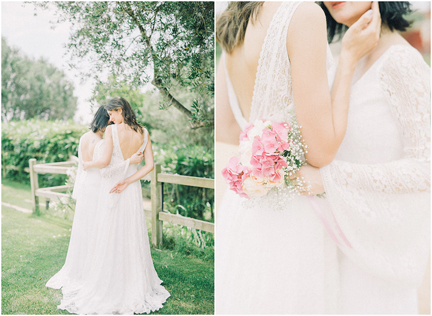 Female wedding in Mas Torroella