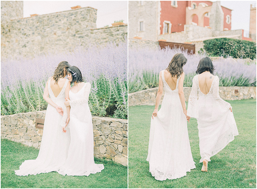 Female wedding in Mas Torroella