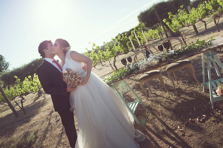 vineyard wedding in Spain
