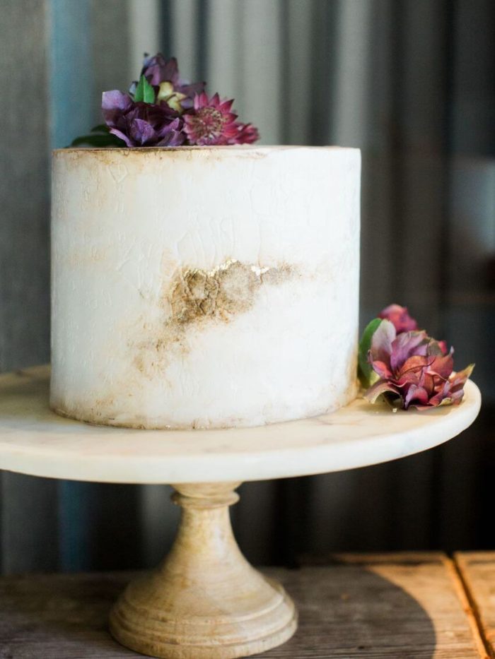 Pastel de boda sencillo / Pinterest
