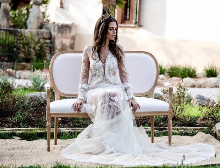 Novia con vestido vintage / Weddings and Events by Natalia Ortiz