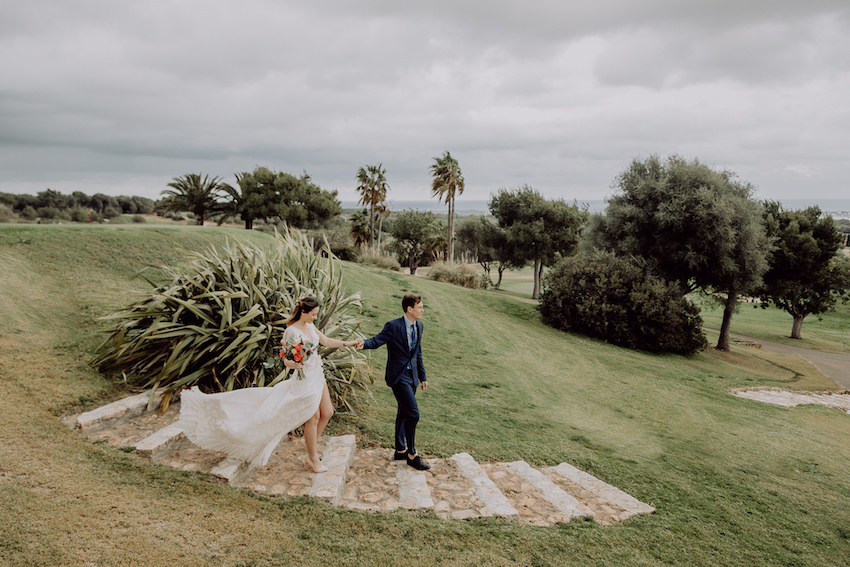 A wedding with views of the sea in Mallorca