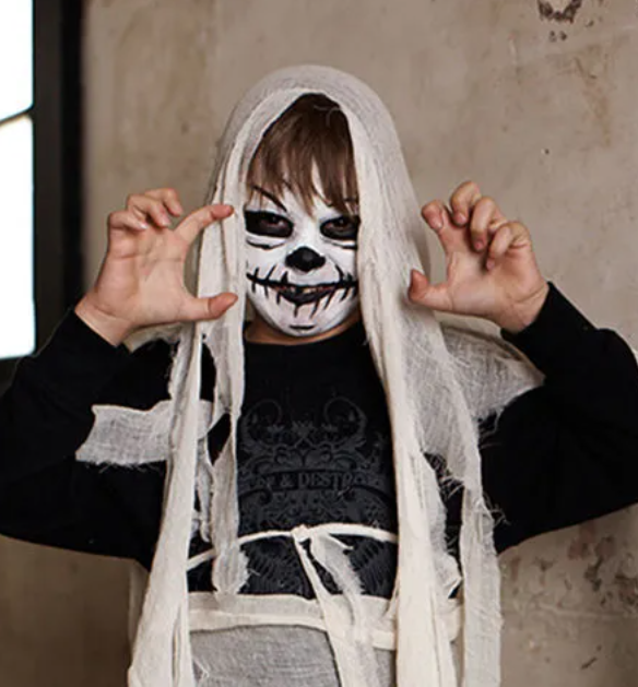 MAQUILLAJE DE HALLOWEEN PARA NIÑOS