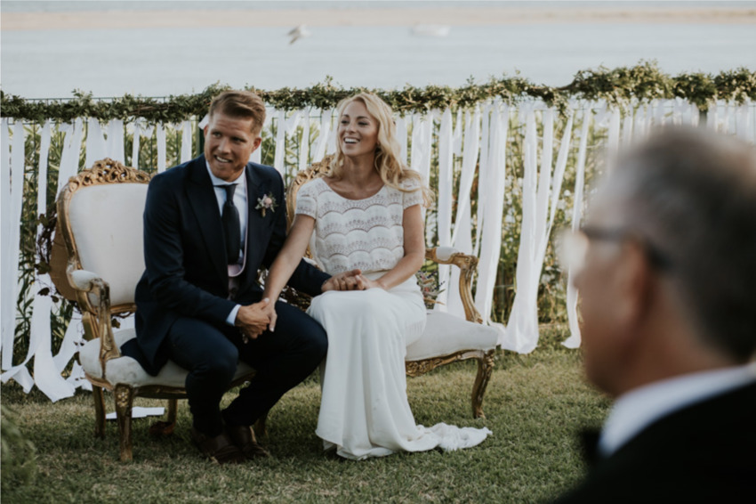 Wedding in Huelva at the foot of the Atlantic Ocean