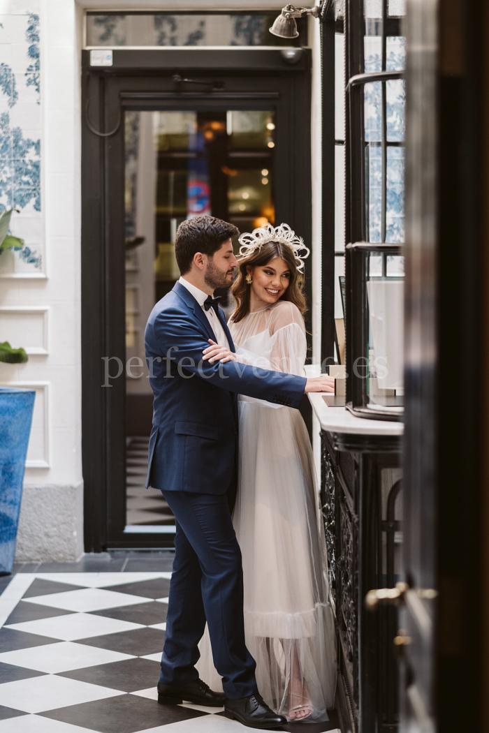 Fashion-Forward Madrid Elopement