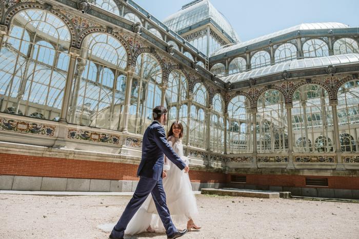 Fashion-Forward Madrid Elopement