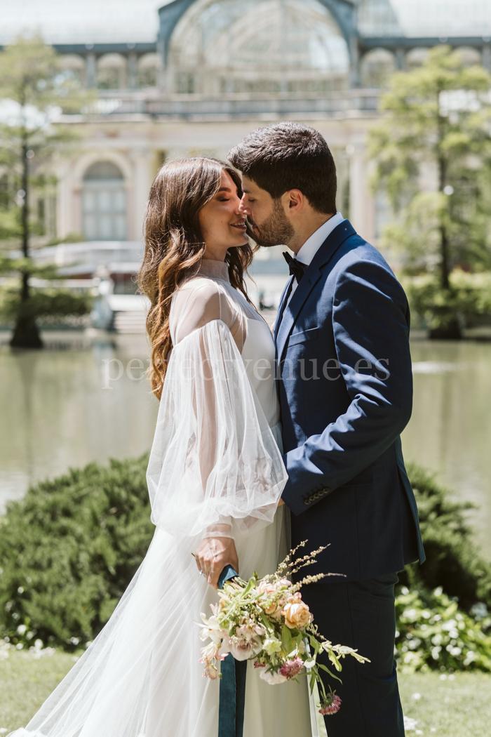 Fashion-Forward Madrid Elopement