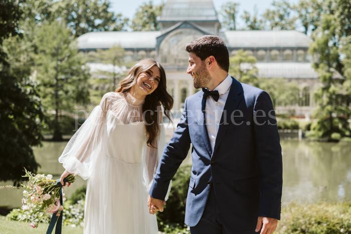 Fashion-Forward Madrid Elopement