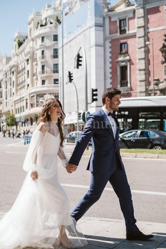 Fashion-Forward Madrid Elopement