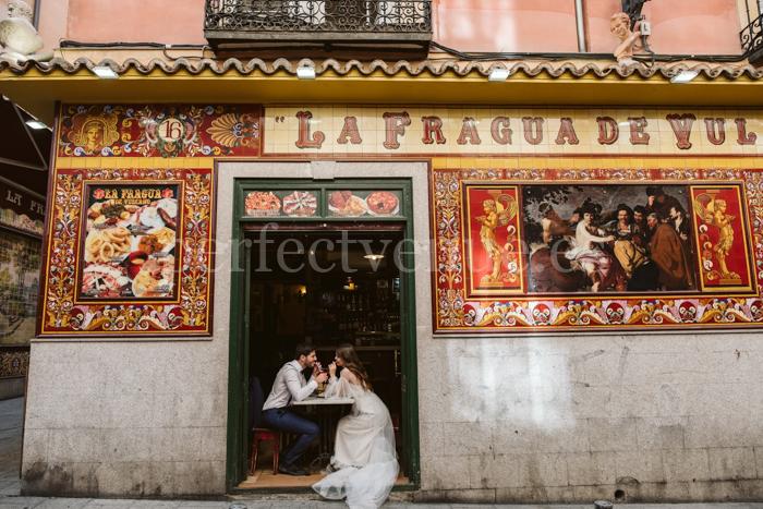 Fashion-Forward Madrid Elopement