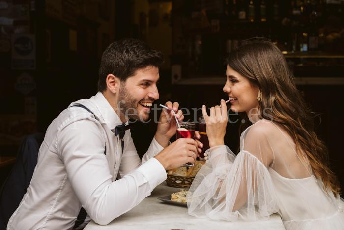 Fashion-Forward Madrid Elopement