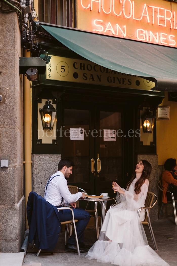 Fashion-Forward Madrid Elopement