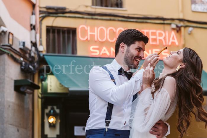 Fashion-Forward Madrid Elopement
