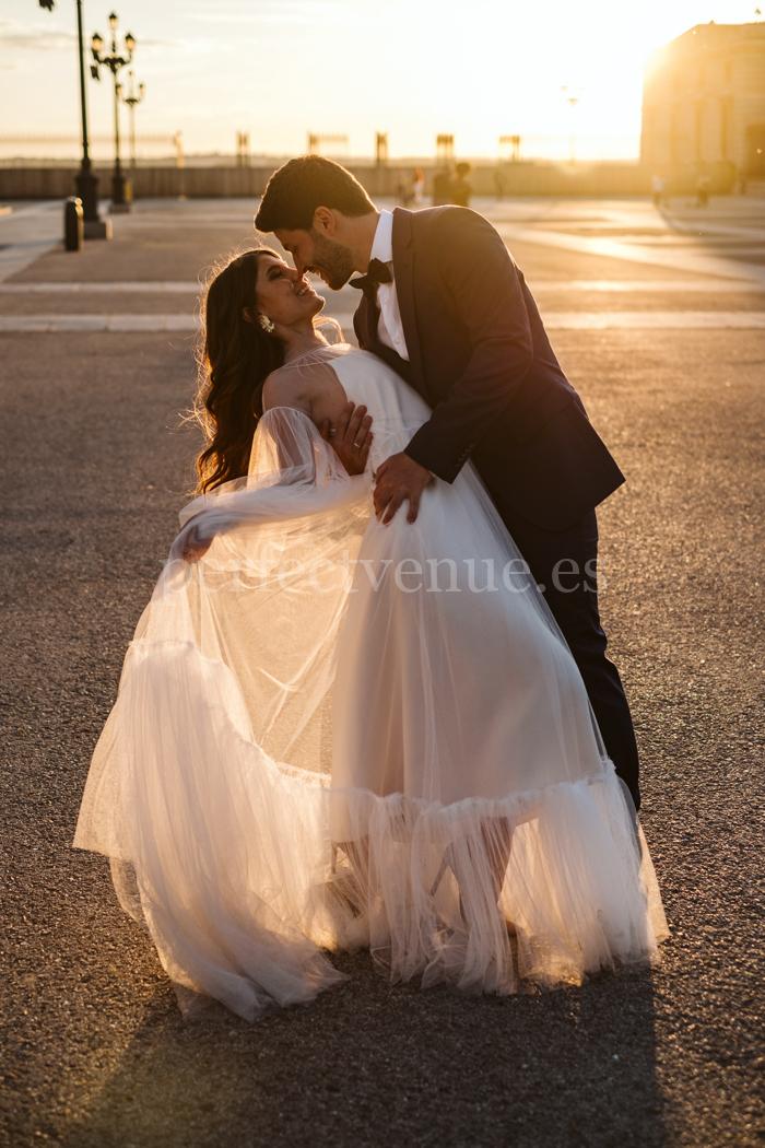 Fashion-Forward Madrid Elopement