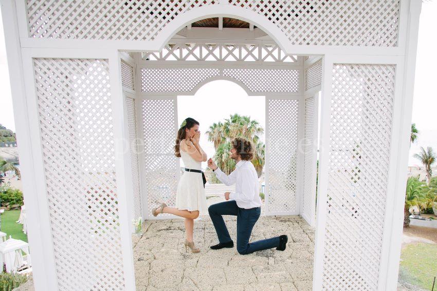 Tenerife marriage proposal