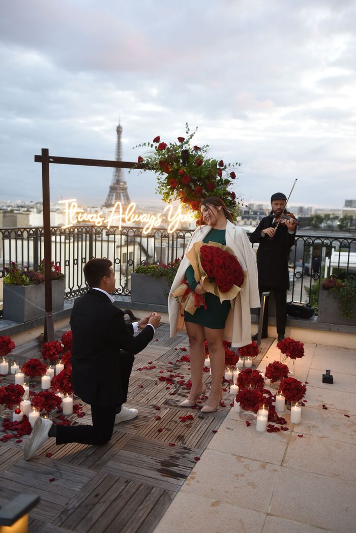 Inspiration for an original marriage proposal - Perfect Venue