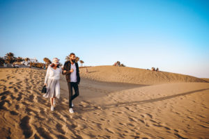 Marriage proposal dunas maspalomas
