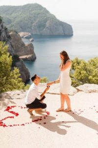 предложение руки и сердца в Hacienda Na Xamena / Hacienda Na Xamena Ibiza