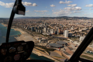 Helicopter marriage proposal Barcelona