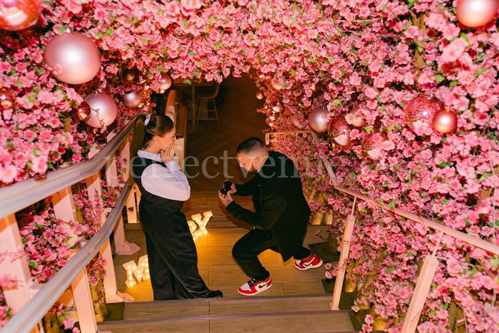 Marriage proposal Madrid restaurant