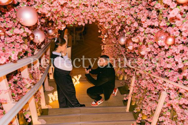 Marriage proposal Madrid restaurant