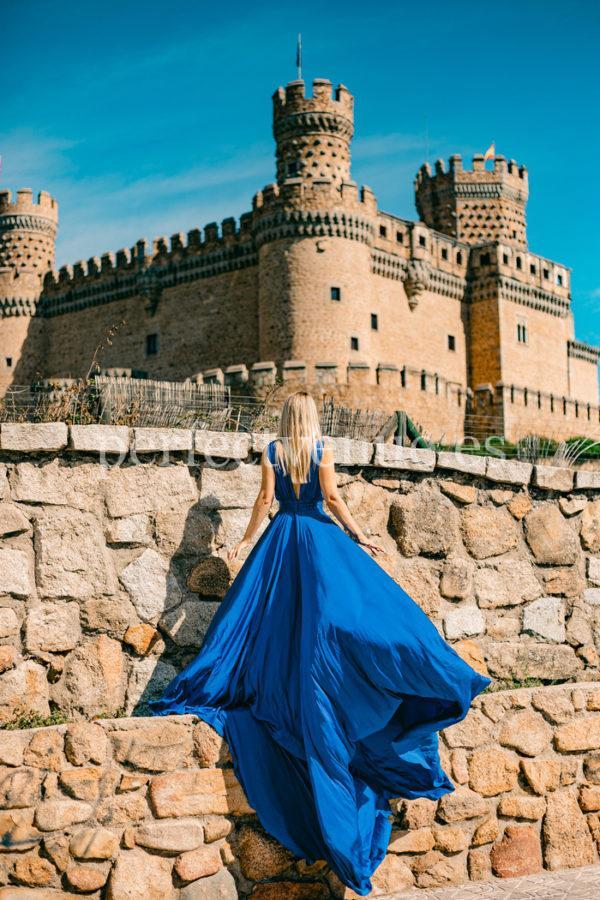 Flying dress photoshoot Madrid Spain
