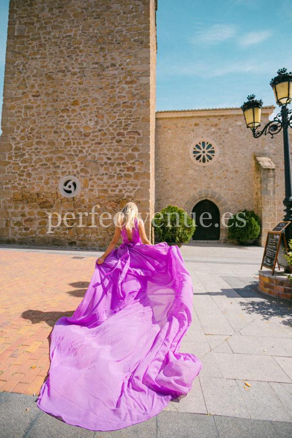 Flying-dress-photoshoot-Madrid-Spain / Photo via Natalia Ortiz