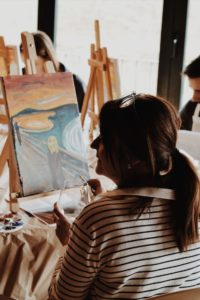 Taller de pintura y vino