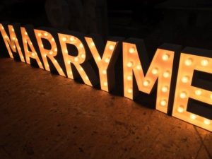 Letras MARRY ME
