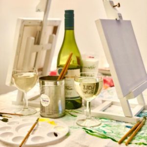 Taller de pintura y vino