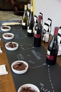Taller de chocolate y vino