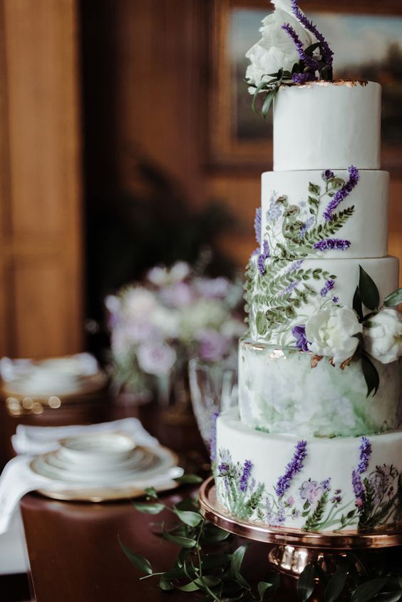 Tarta de lavanda / Photo via Pinterest