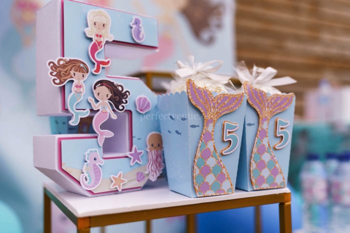 Cumpleaños infantil de Sirenita / Photo via Weddings and Events by Natalia Ortiz