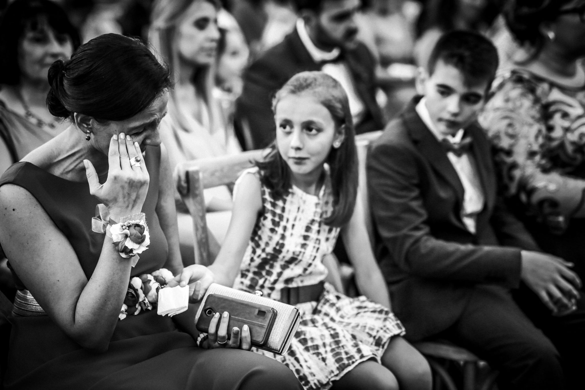 Durante la misa / Photo via Frank Palace
