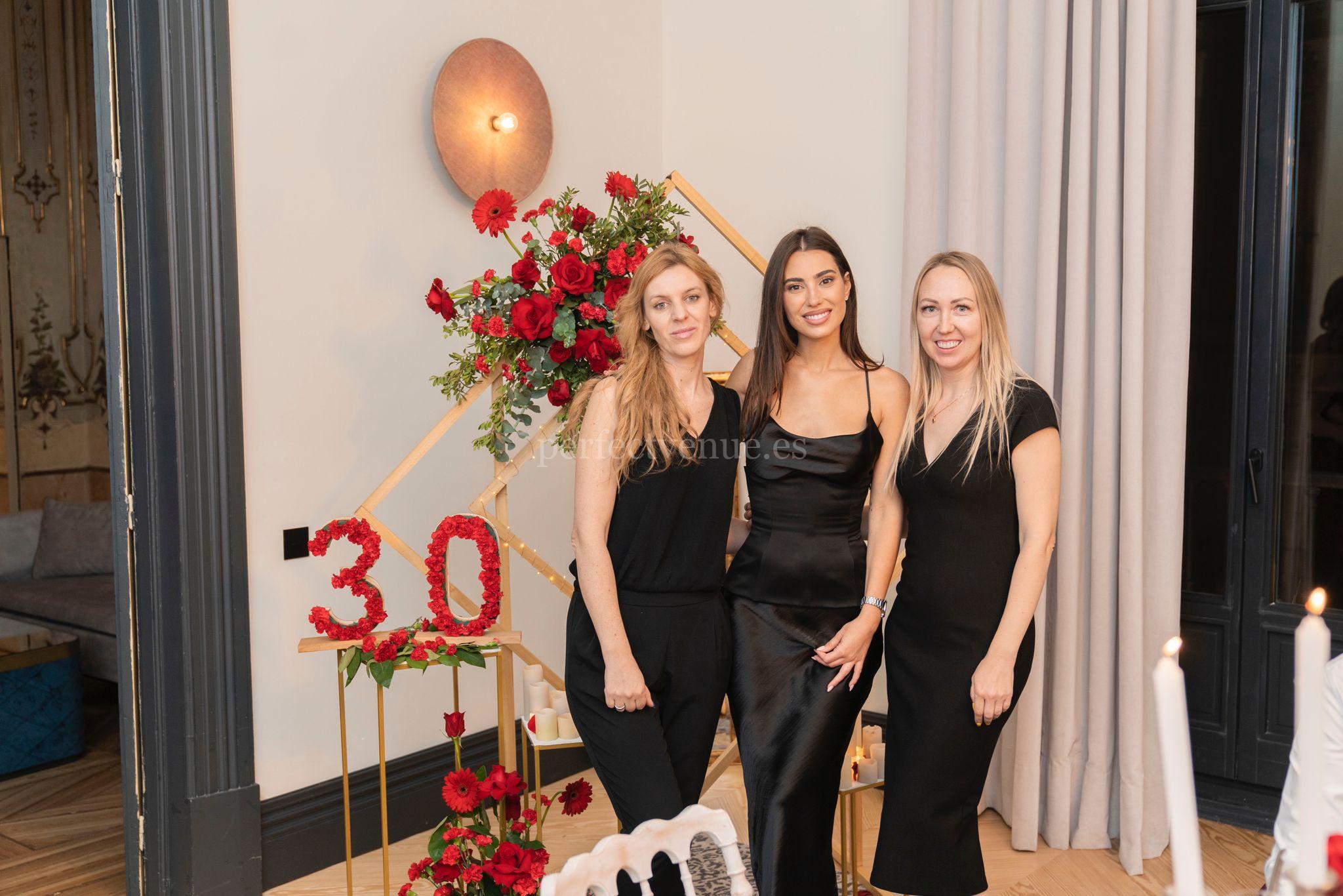 Organizadoras del cumpleaños de Sandra Garal / Photo via Weddings and Events by Natalia Ortiz