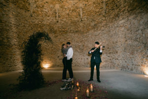 Pedida de mano en un castillo catalán / Weddings and Events by Natalia Ortiz