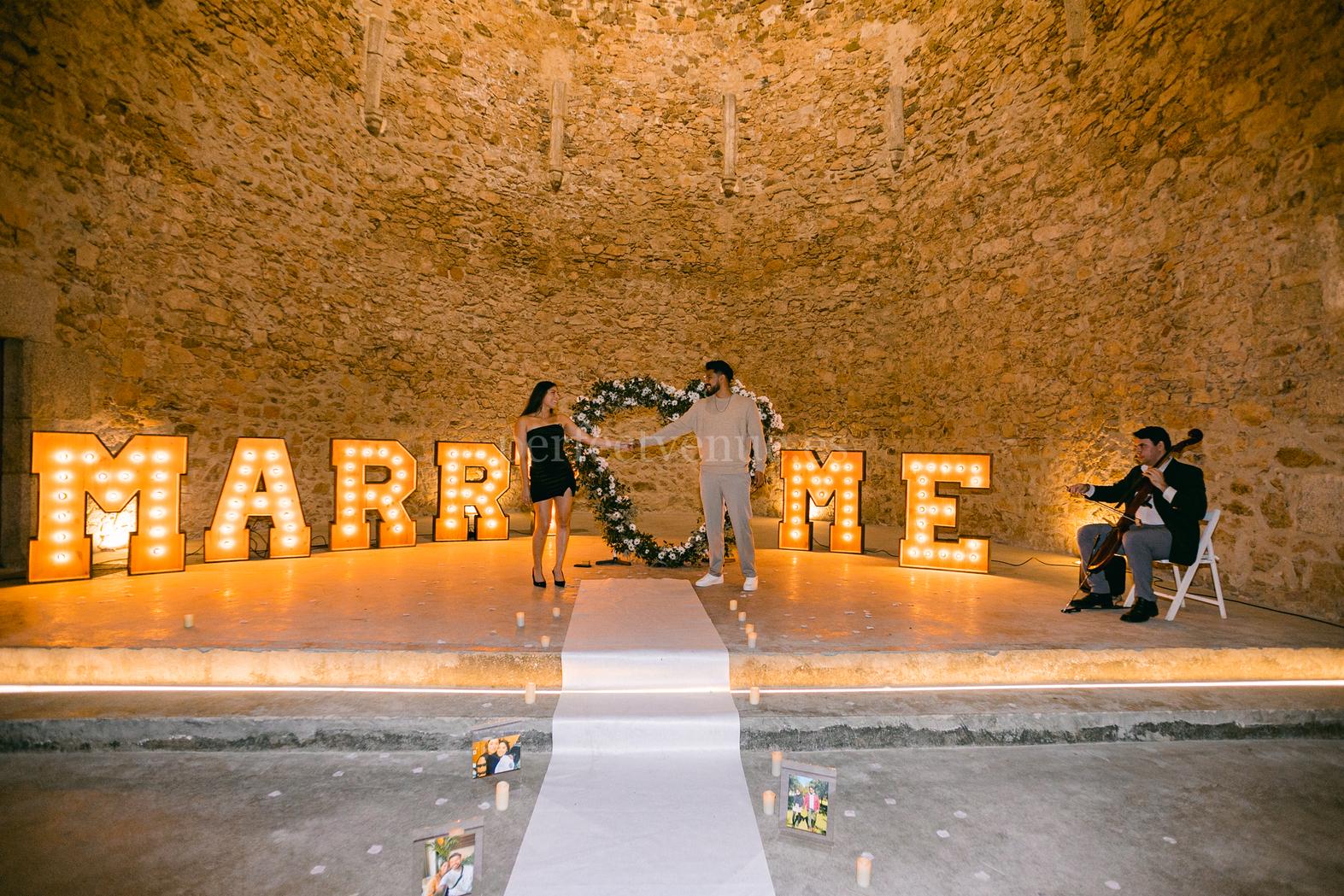 Pedida de mano en un castillo catalán / Weddings and Events by Natalia Ortiz