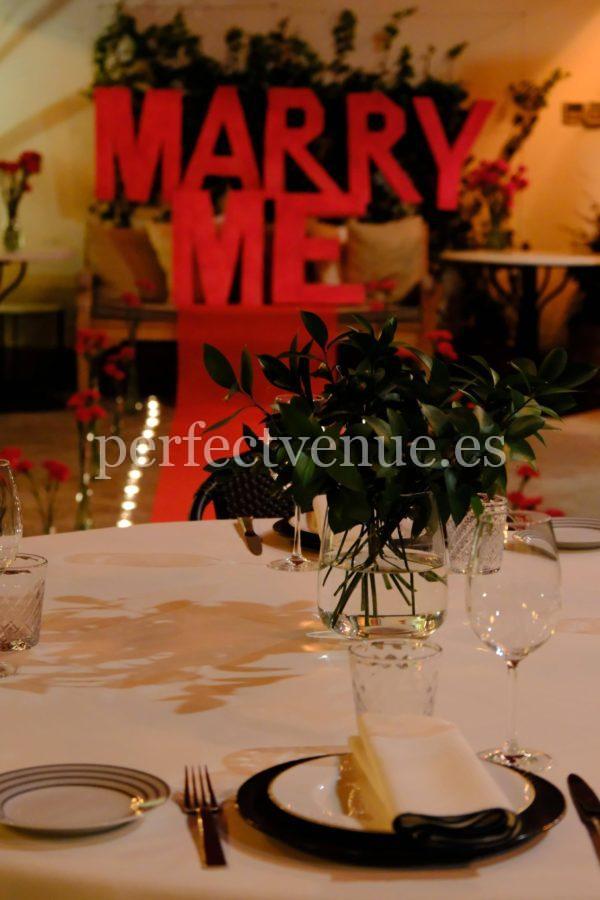 Pedida de mano en una azotea de Madrid / Weddings and Events by Natalia Ortiz